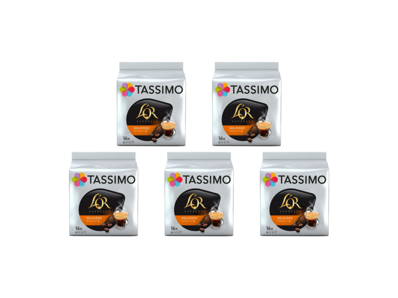 Kapsułki Tassimo L’or Espresso Delizioso do ekspresu Bosch 5 x 16 szt.