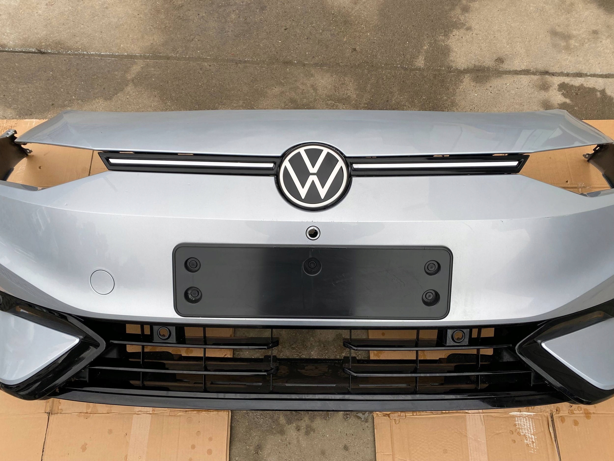 VW ID7 ID.7 complete bumper front front PDC KAMERA SREBRNY