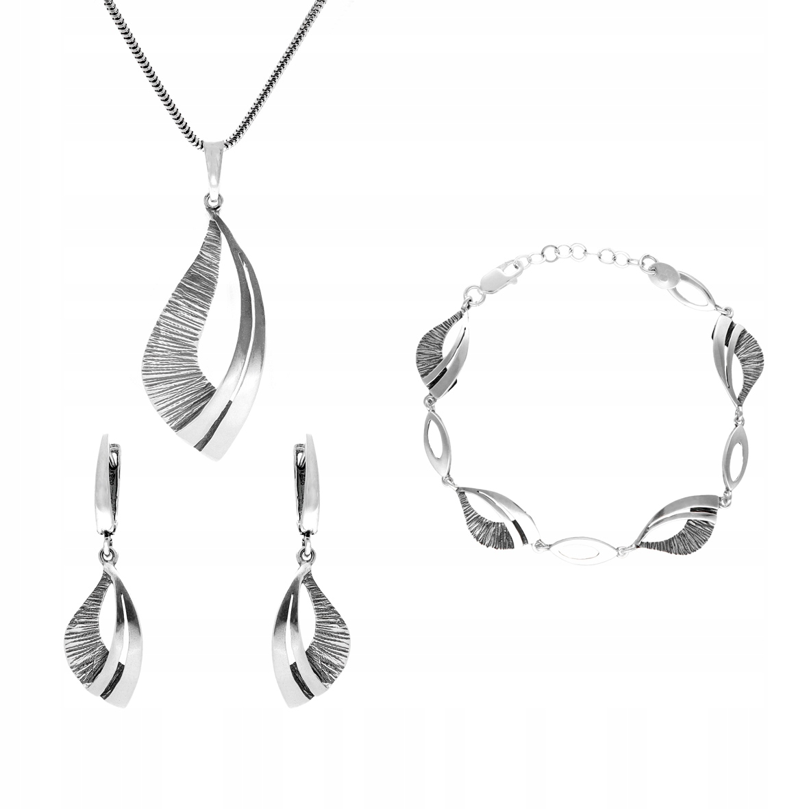 Sada slziček stříbro