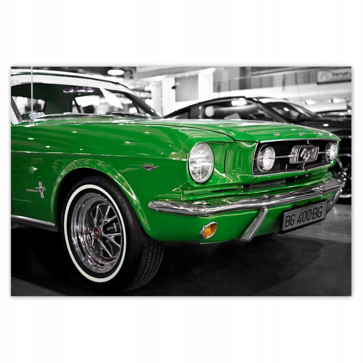 Plakáty 200x135 Zelený Ford Mustang