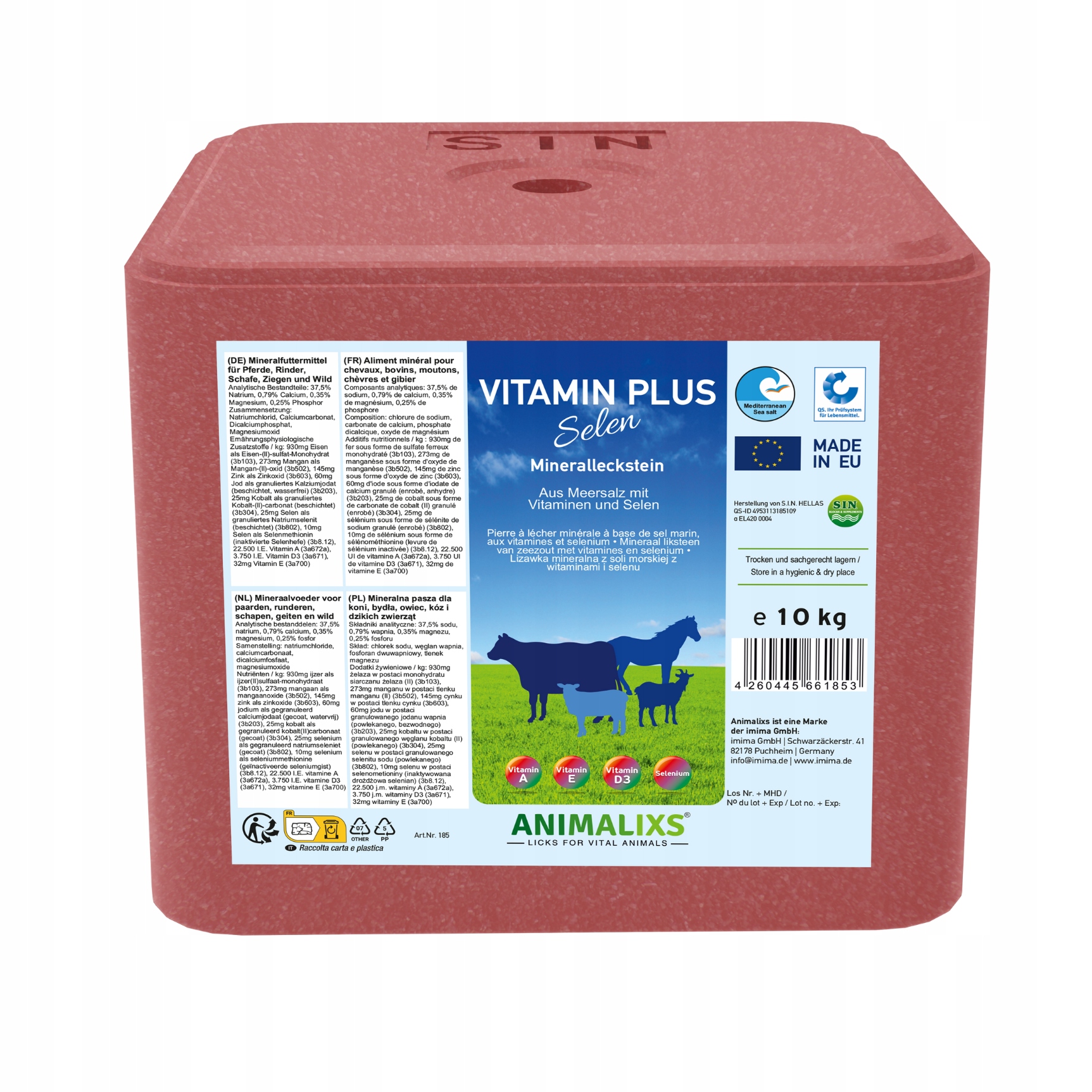 Lizawka Zdrowe Mięśnie Racice U Bydła selen cynk kobalt Selenium Plus 10kg