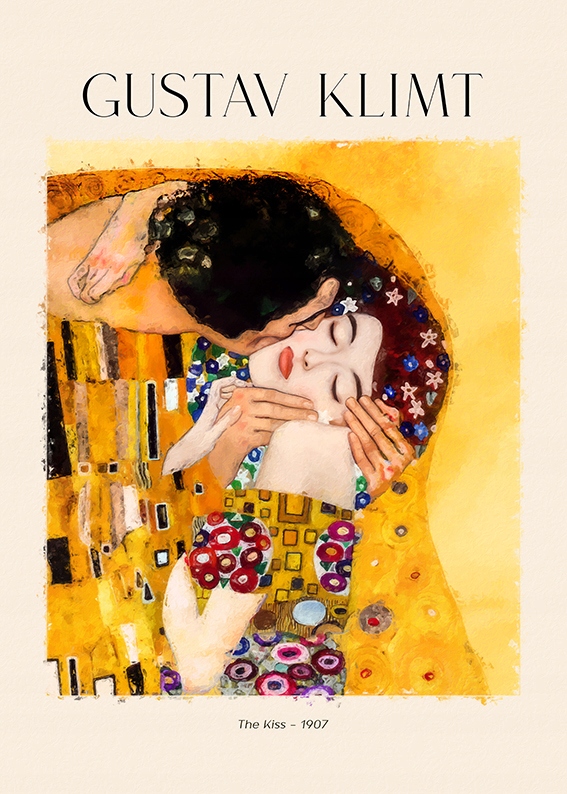 

Gustav Klimt Pocałunek plakat B2 50x70cm obraz#301