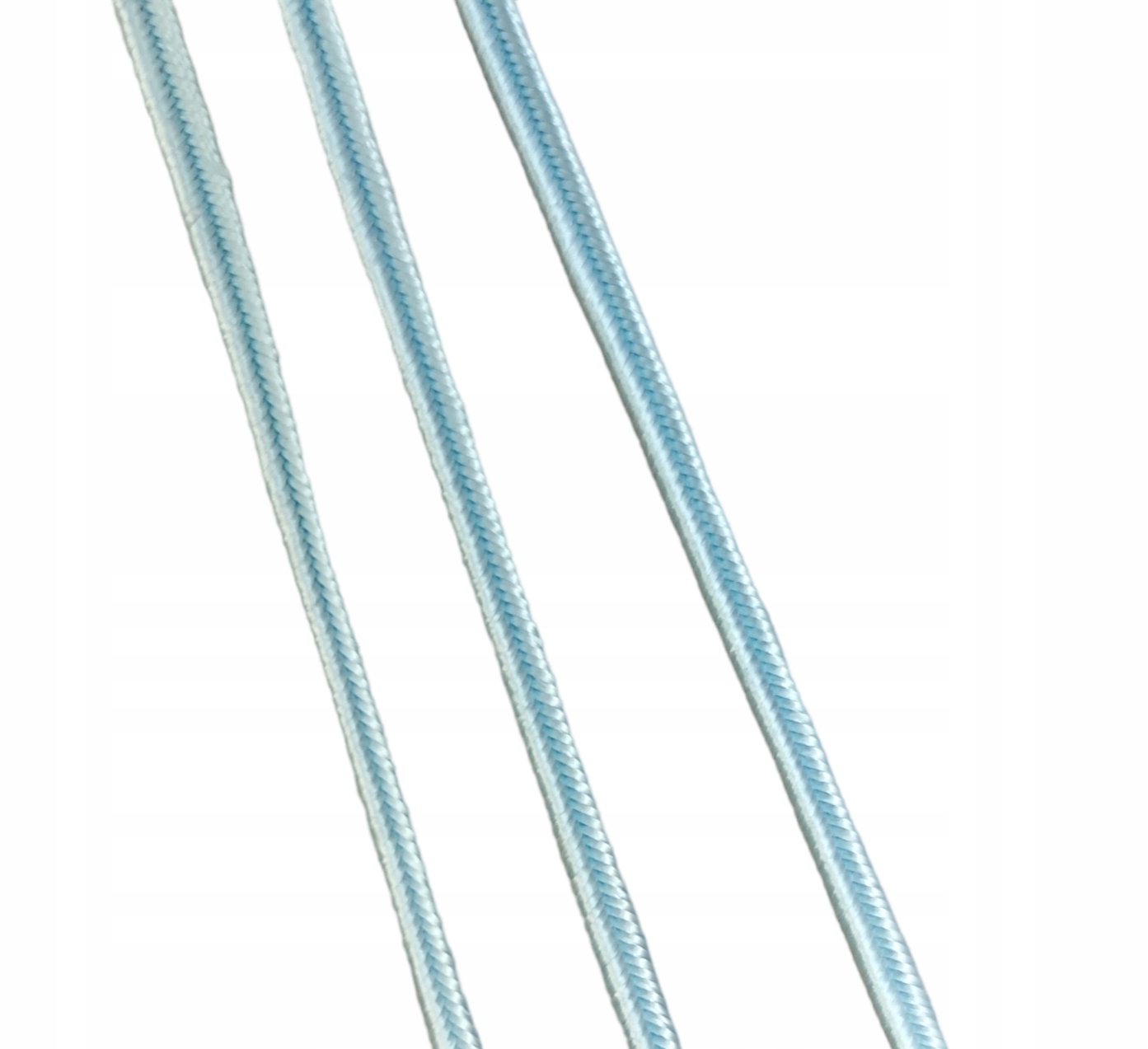 Sznurek błękitny płaski 1 Mb Sutasz 3 mm
