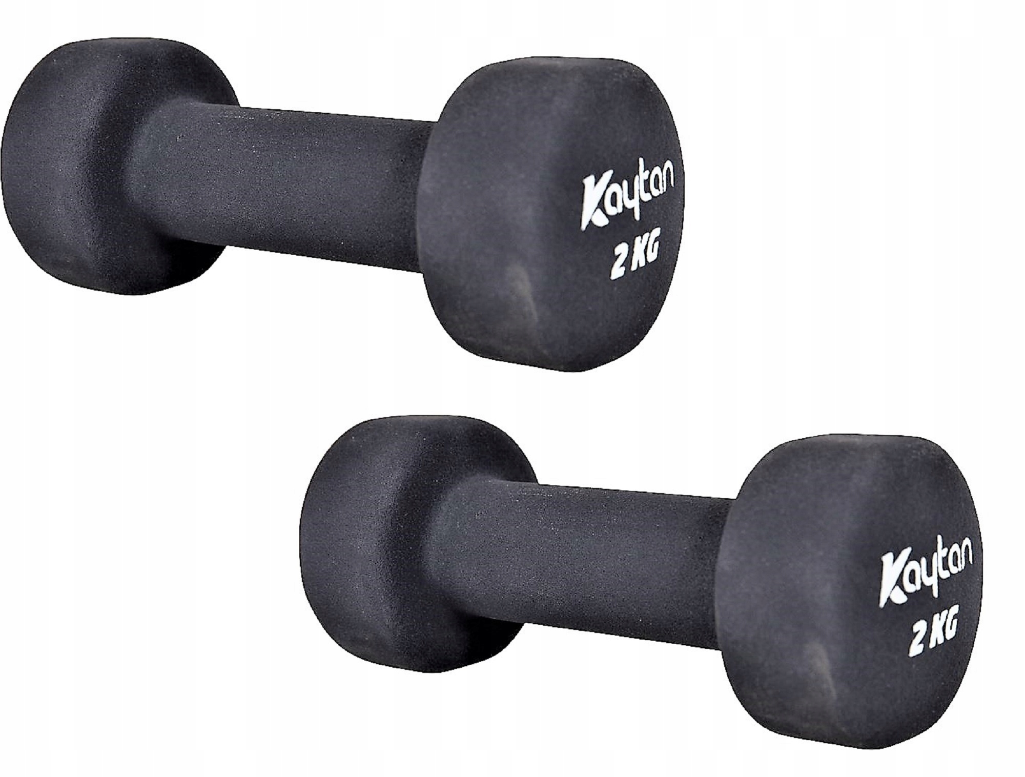 

Zestaw hantli 2 x 2kg fitness czarne hantle para
