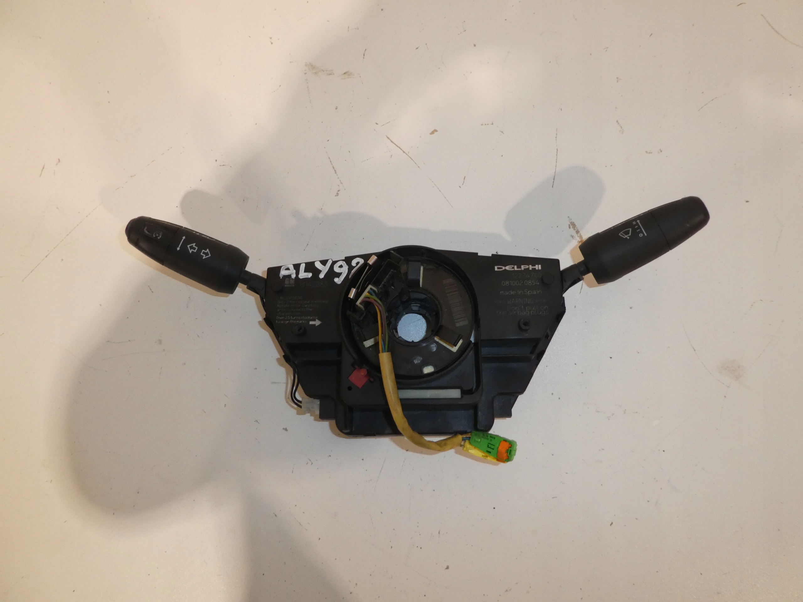 steering wheel levers and controls OPEL CORSA D ring 13142283