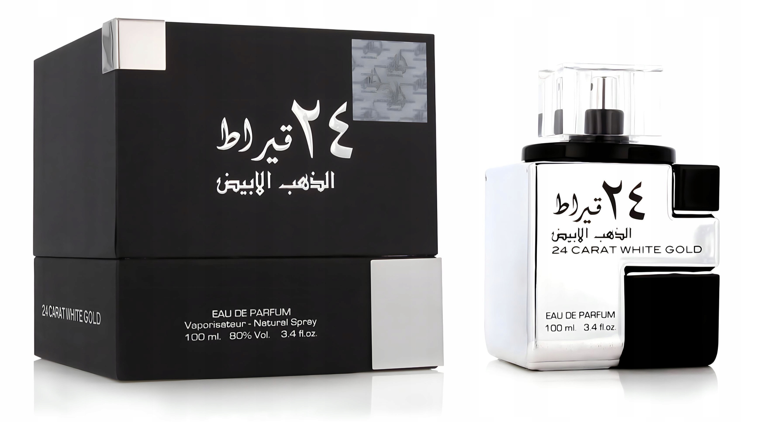 Lattafa 24 Carat White Gold Arabské parfémy pro ženy 100 ml