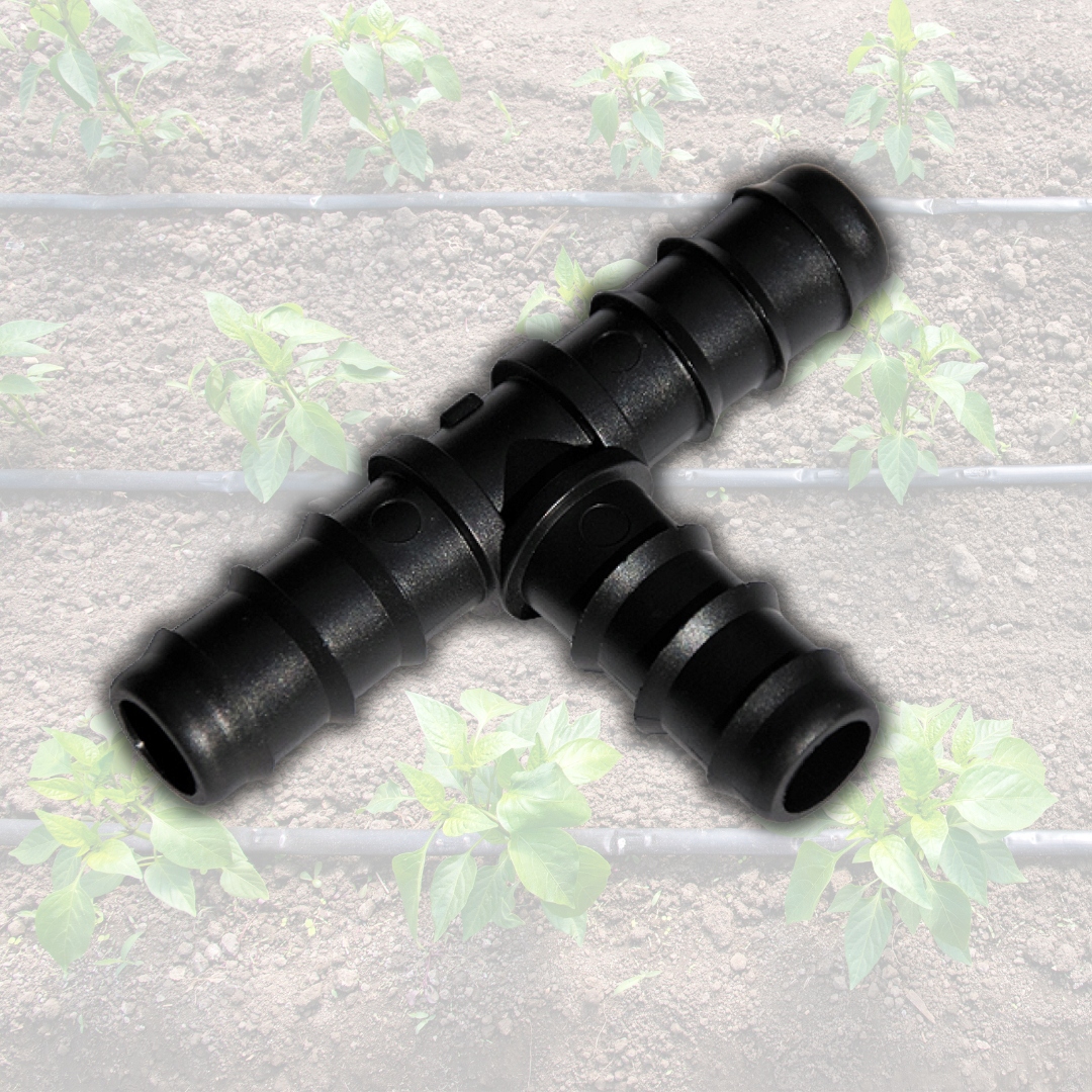 10x TRÓJNIKI WCISKANE 25X25X25 DO MOCOWANIA LINII RURY KROPLUJĄCEJ PE Stan opakowania oryginalne