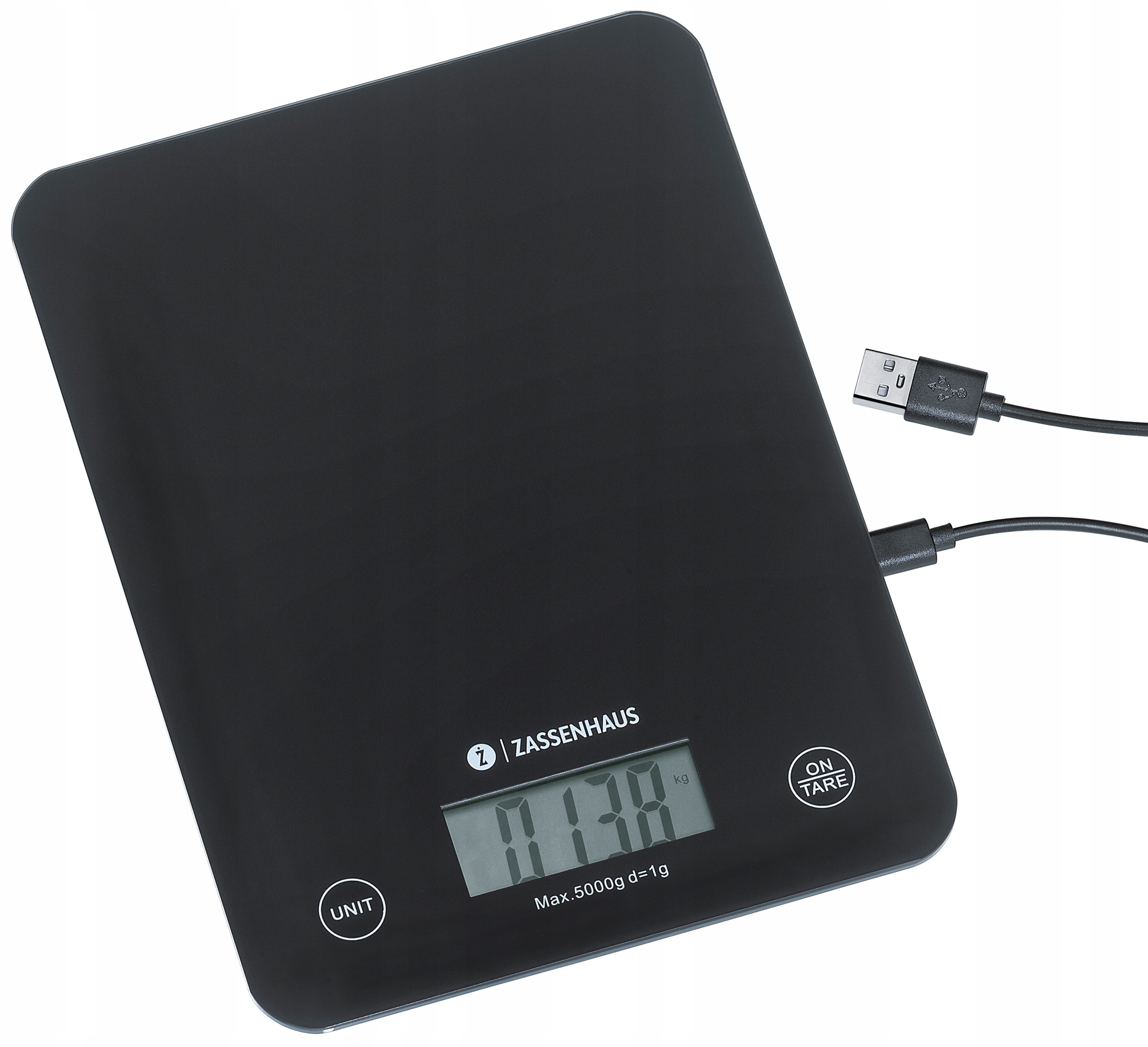 Váha ZassenHaus Balance digitální, kuchyňská, Usb, do 5 kg