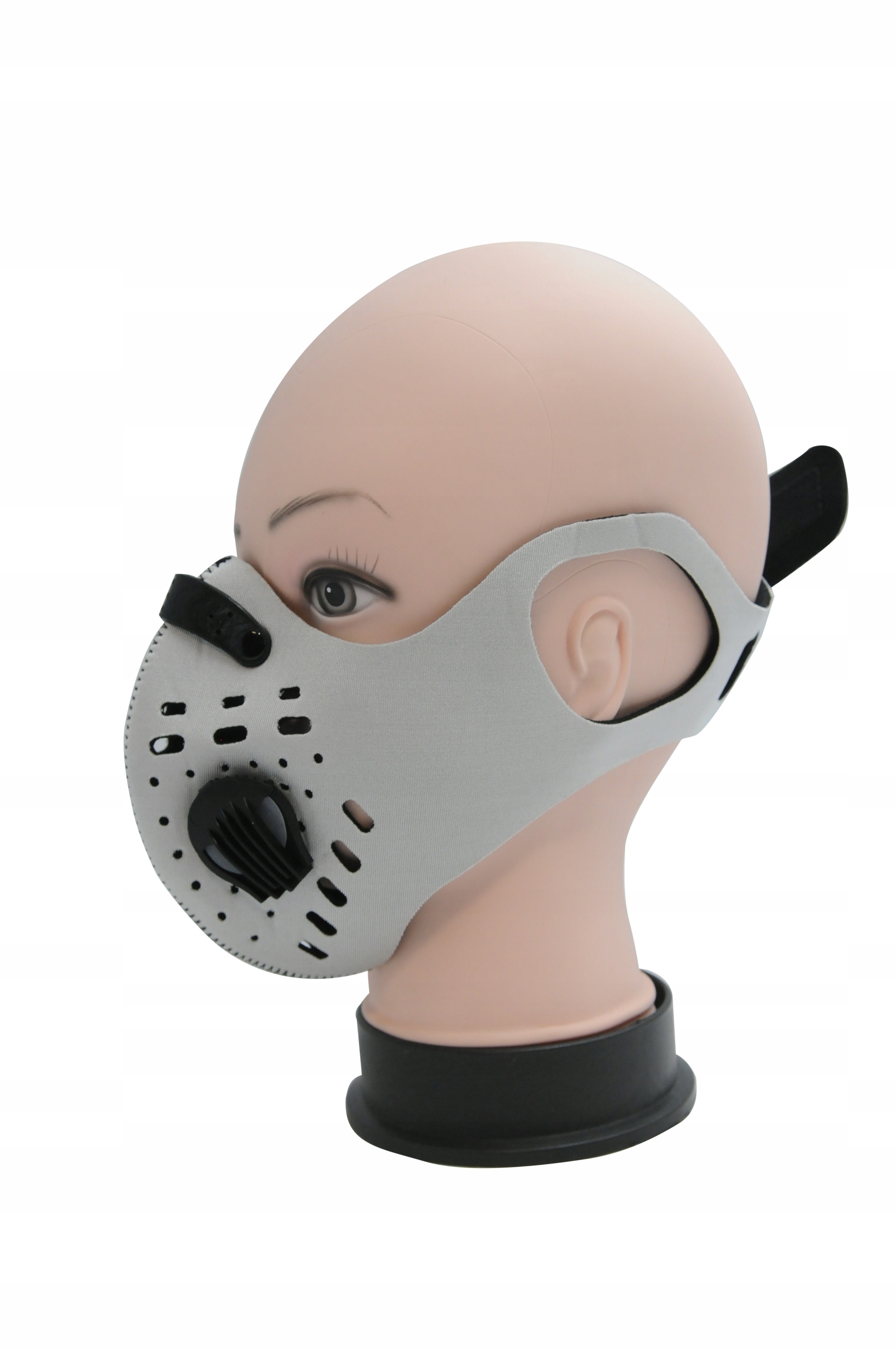 ANTYSMOGOWA MASKA PRZECIWPYŁOWA 3x FILTR WĘGLOWY Kolor dominujący biały