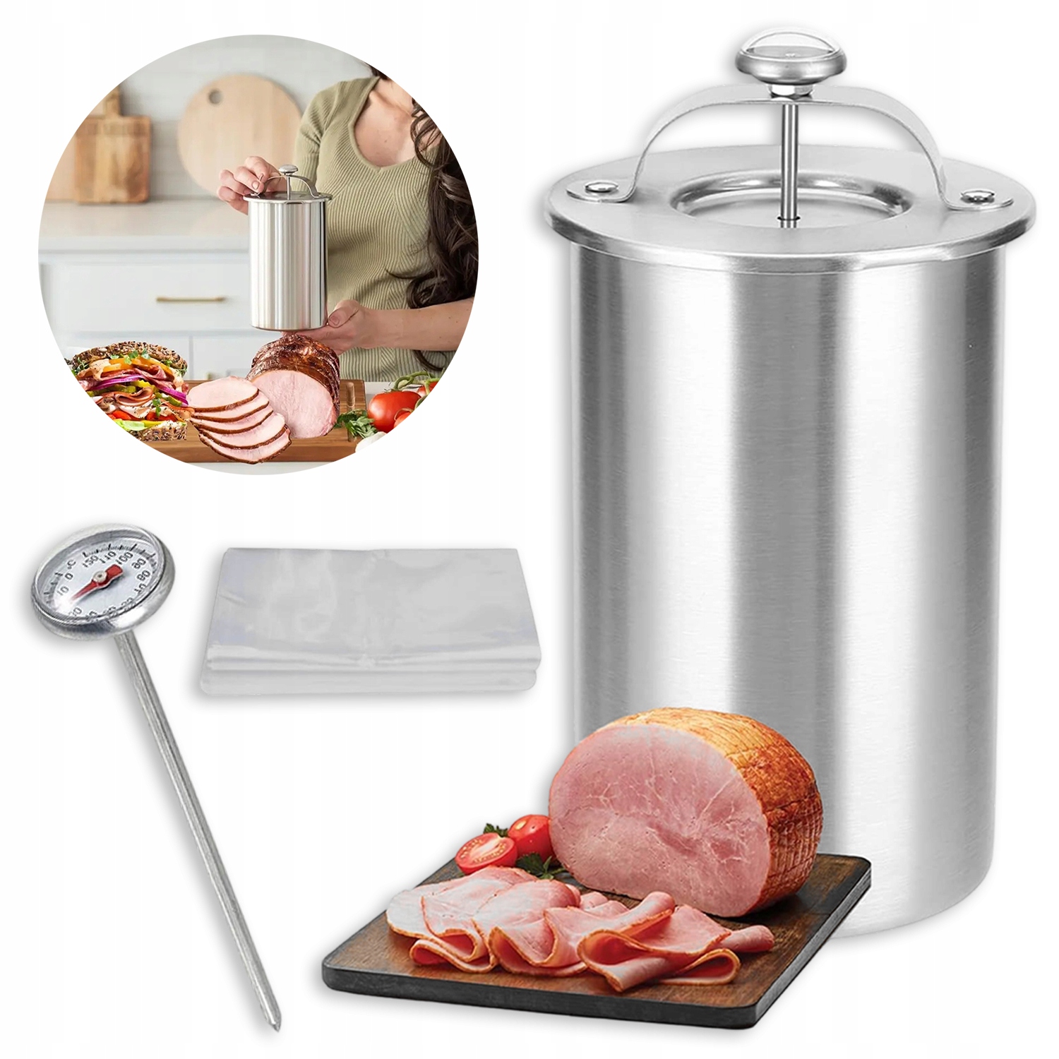 SZYNKOWAR DO PRZYGOTOWYWANIA DOMOWYCH WĘDLIN,1,5KG,DAŃ WEGETARIAŃSKICH