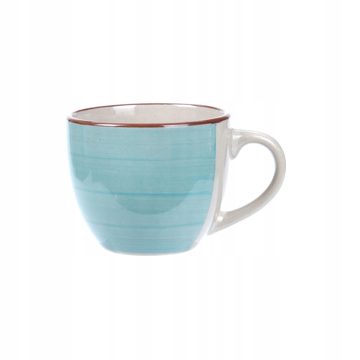 ZESTAW FILIŻANEK do KAWY ESPRESSO 6szt 90ml Ceramika kolorowe na Prezent Marka inna