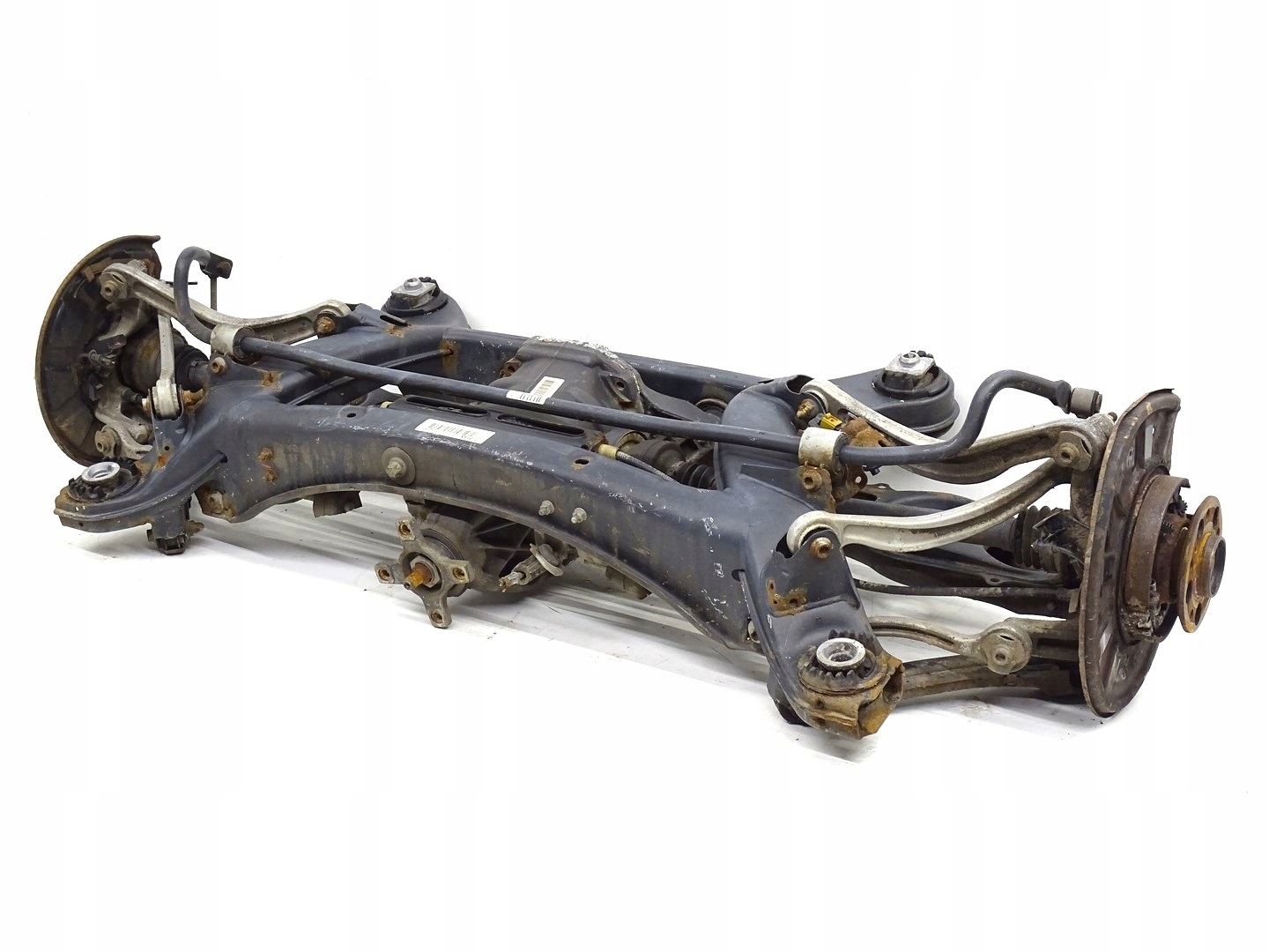 WÓZEK BELKA ZAWIESZENIE TYŁ TYLNE + DYFER MERCEDES CLS W218 3.0 CDI 350CDI