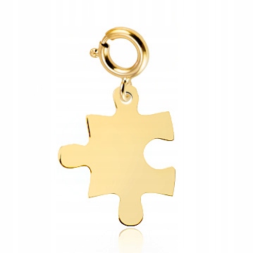 Zlaté přívěsky na náramek Puzzel Ryzost 585