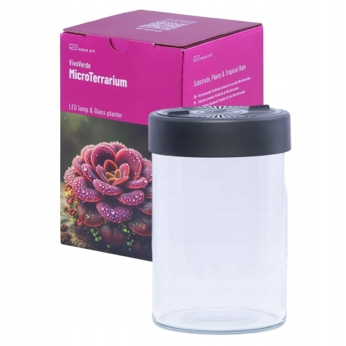 Levně Aqua Art VivoVerde MicroTerrarium miniterárium Led osvětlení