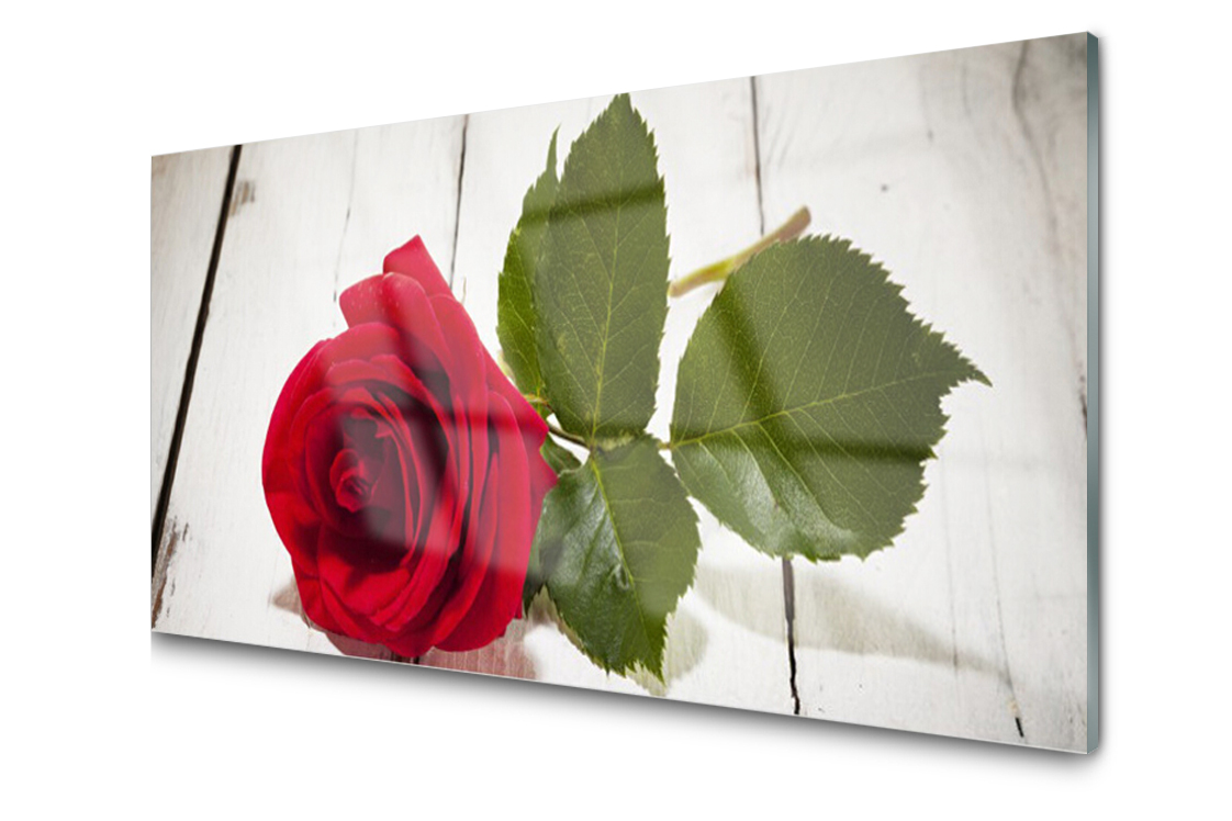 

Panel szklany Płytka Róża Kwiat Roślina 100x50