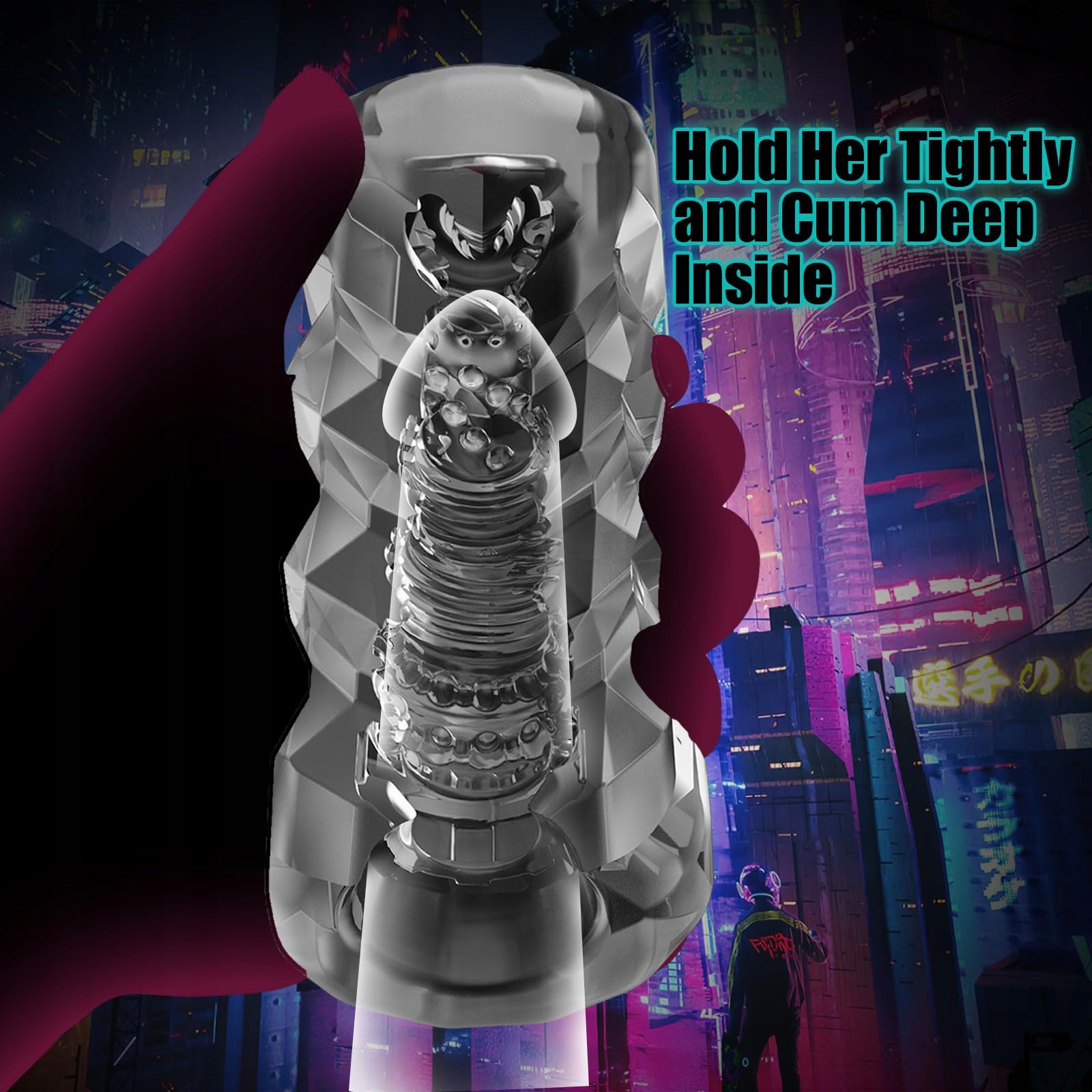 POCKET PUSSY Masturbator Dla Mężczyzn Kompaktowa Przenośna 3D Vagina — miniatura 3