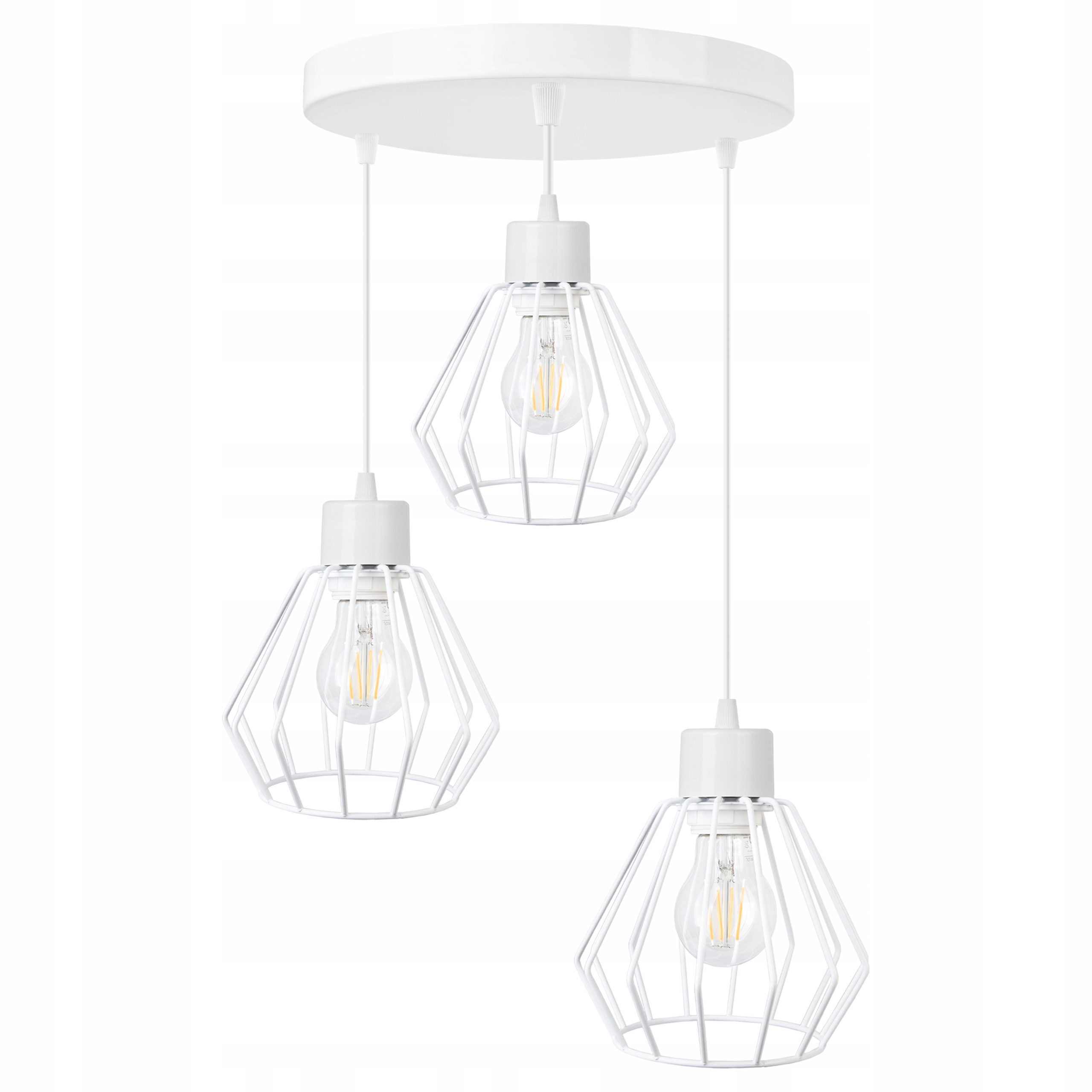 

Lampa Wisząca Sufitowa Żyrandol Brylant Loft Drut