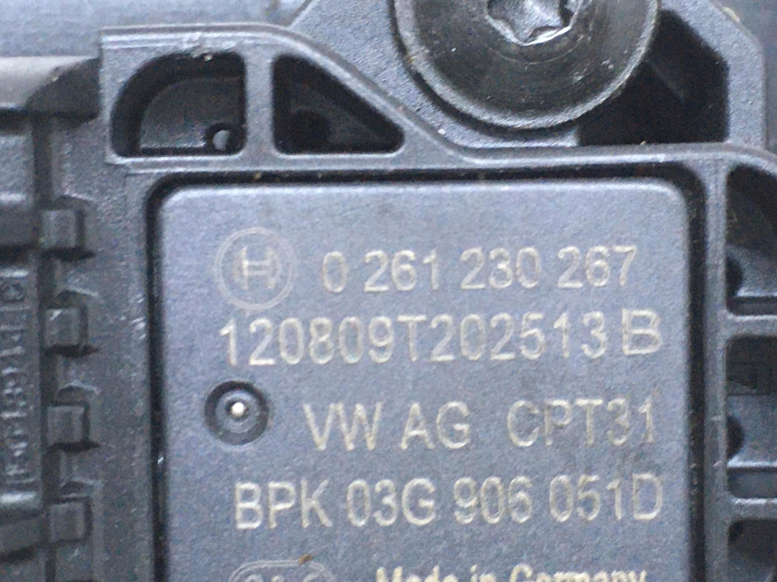 pipe DOLOTU air SKODA SUPER B II 03C145673