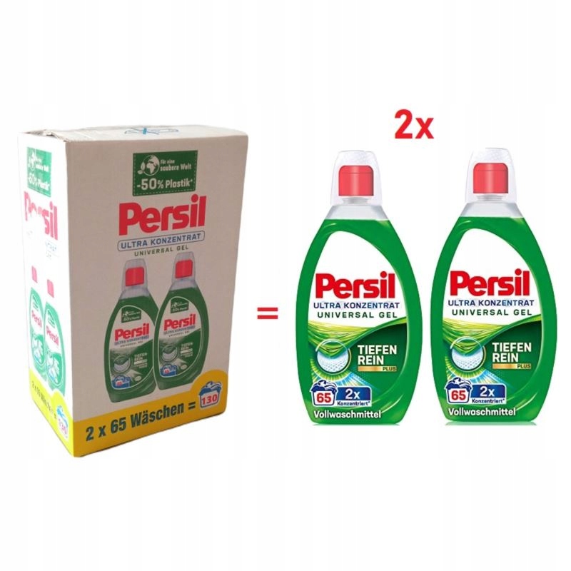 

Żel do prania uniwersalne Persil 1,3 l x2 130 prań