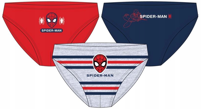 

Majtki Slipy Chłopięce Spiderman 3-Pak 104/110