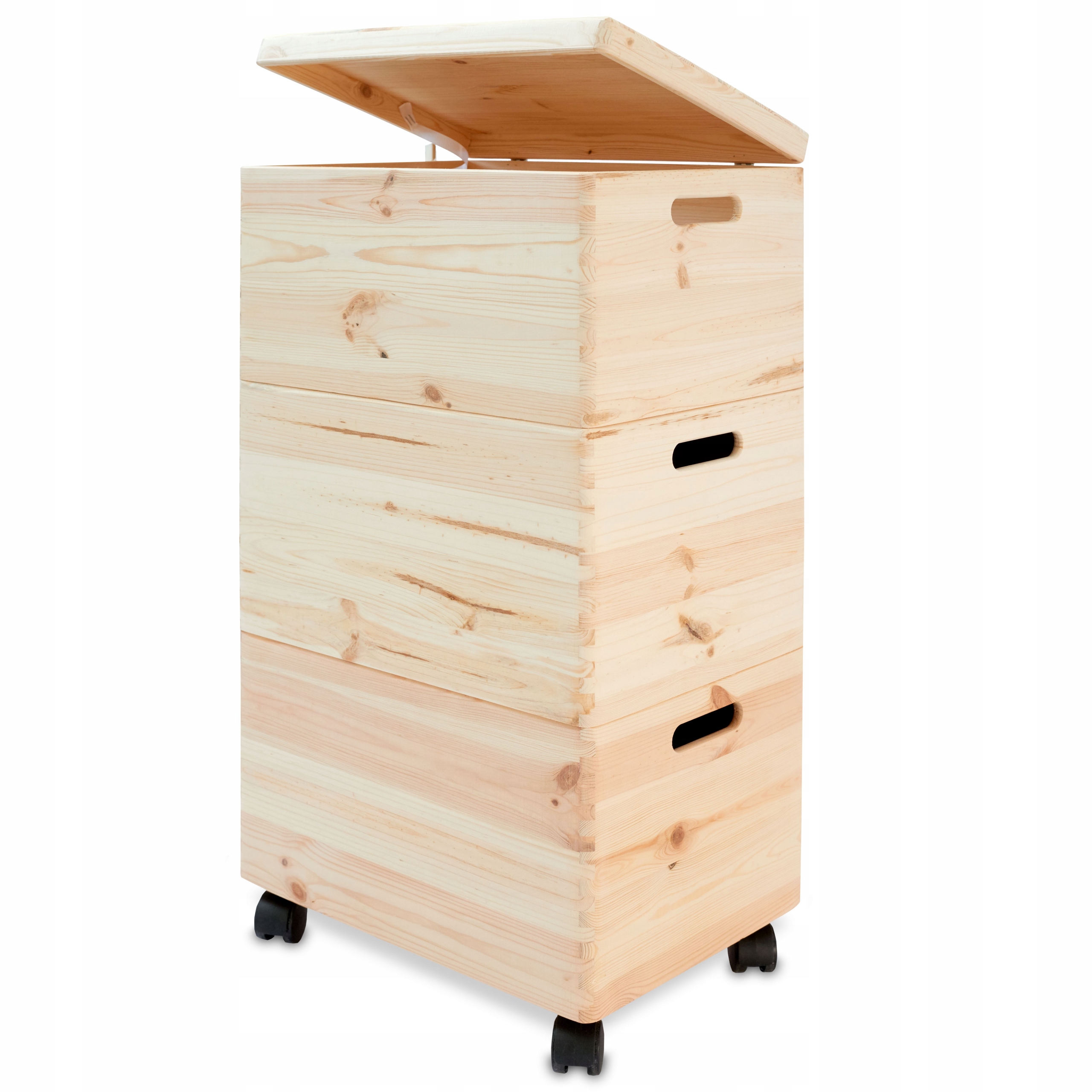 Dřevěný Regál Krabičky Na Hračky Boxy Na Kolečkách Pro Děti 40x30