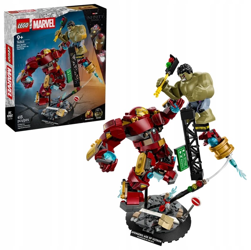 Lego 76343 Marvel Epická bitva: Hulkbuster versus Hulk