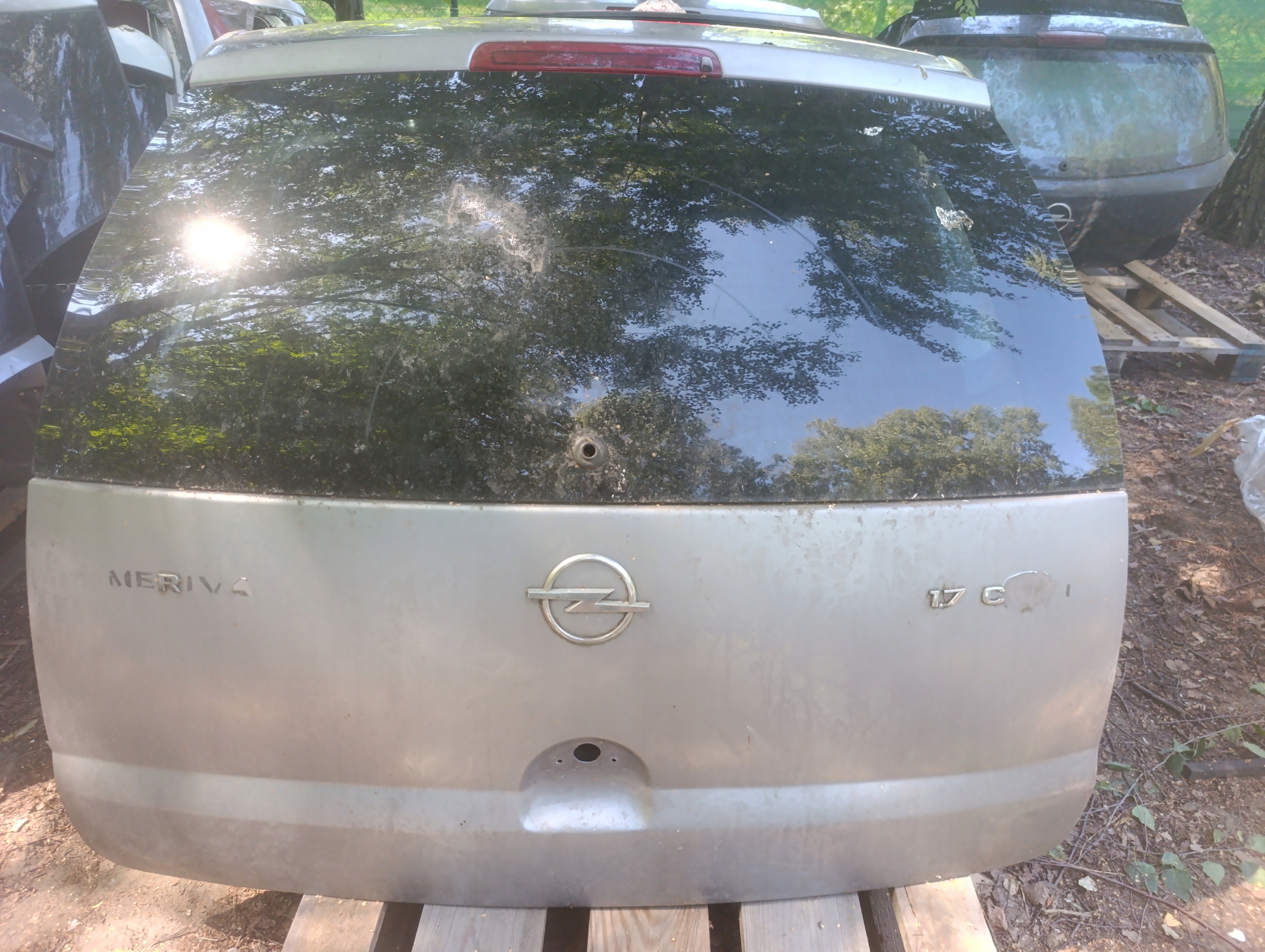 boot door OPEL MERIVA A Z157 unprotected Z window