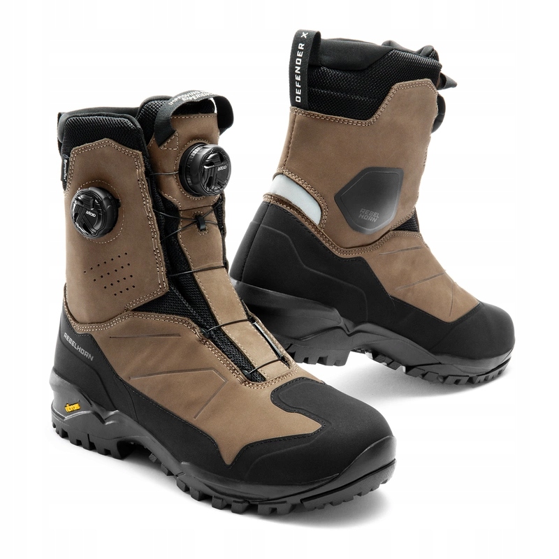 Motocyklové topánky Rebelhorn Defender-x Desert hnedé čierne Darčeky