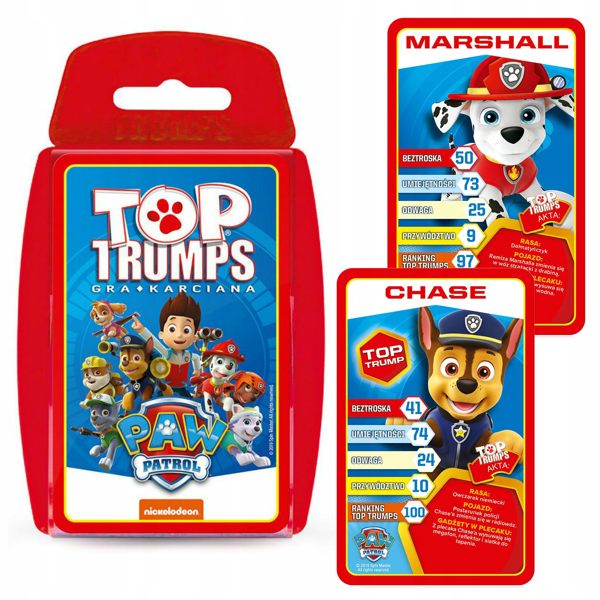 

Gra Karciana Psi Patrol Top Trumps Dla Dzieci