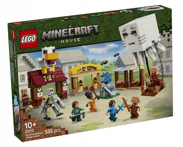 Lego(r) Minecraft 21273, Útok Balónového Ghasta Na...
