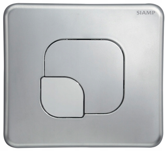 Cersanit Tlačidlo splachovača Wc Siamp Aqua Target HeroSintra Chrom-mat Satén