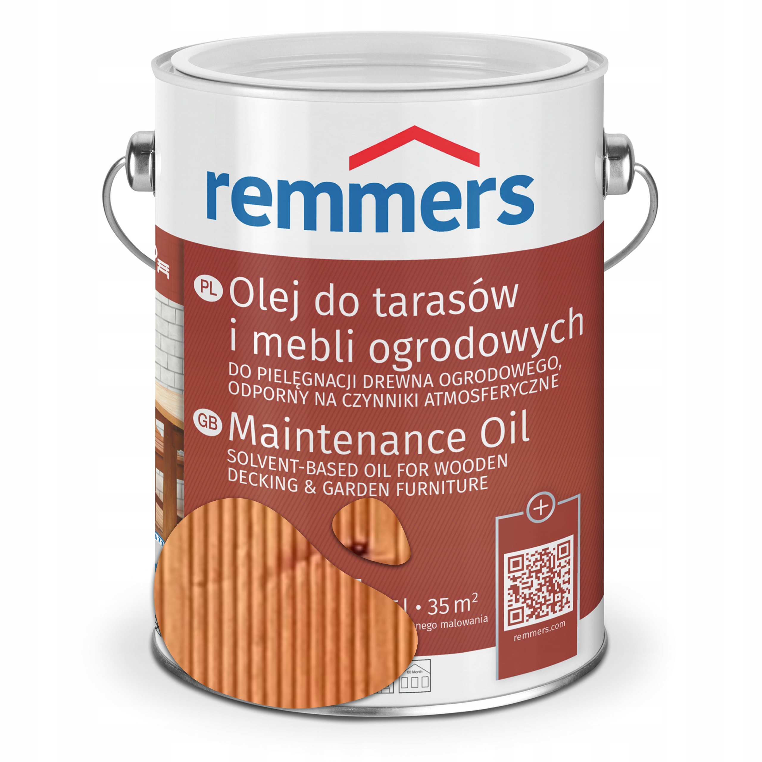 Remmers Olej Pflege Tik Teak 20L do Drewna Taras Meble Ogrodowe Ochrona