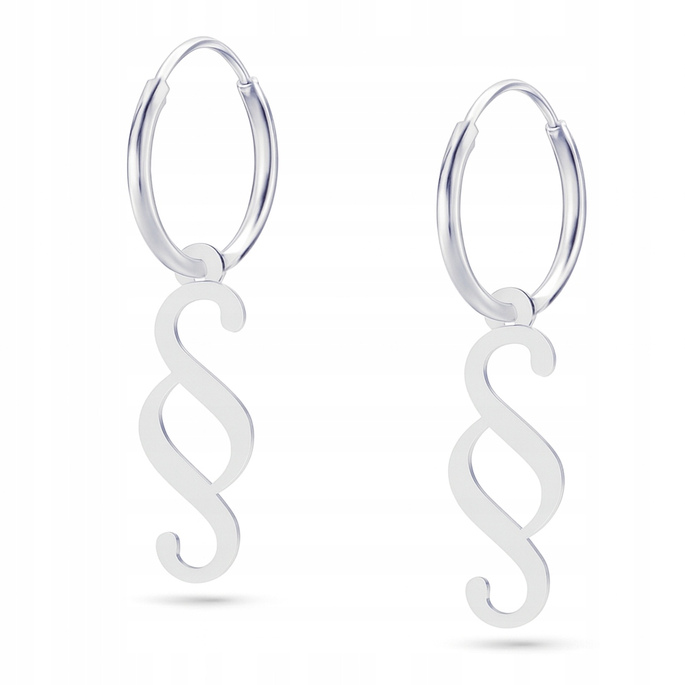 Parague Malé stříbrné náušnice Stříbro 925 Dárek pro právníka