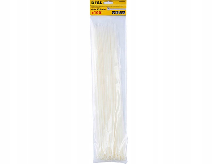 

Taśmy Kablowe Opaska Trytki 4,8 x 430 mm 100 szt