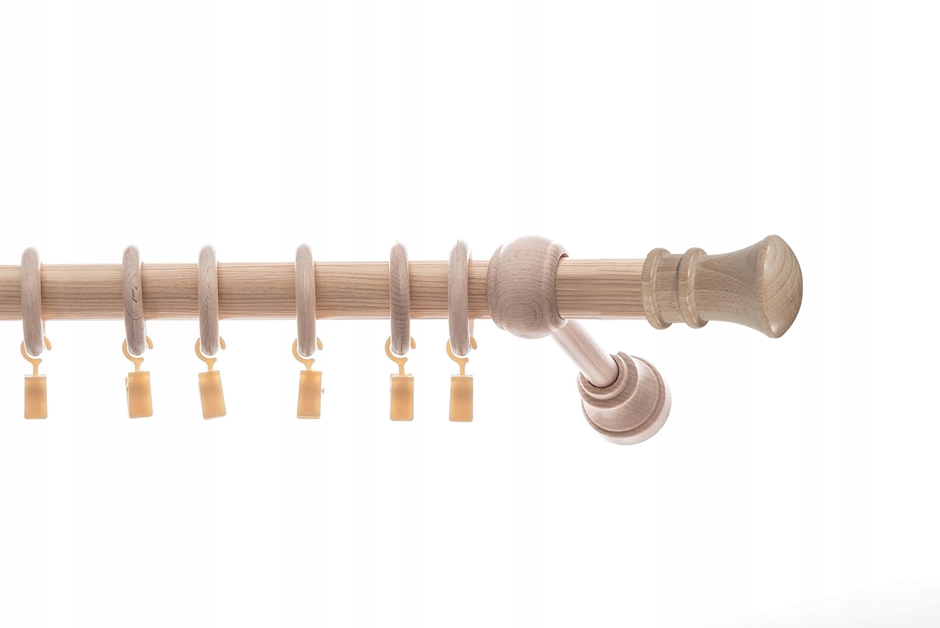 

Karnisz Drewniany I 180cm Pojedynczy 28mm