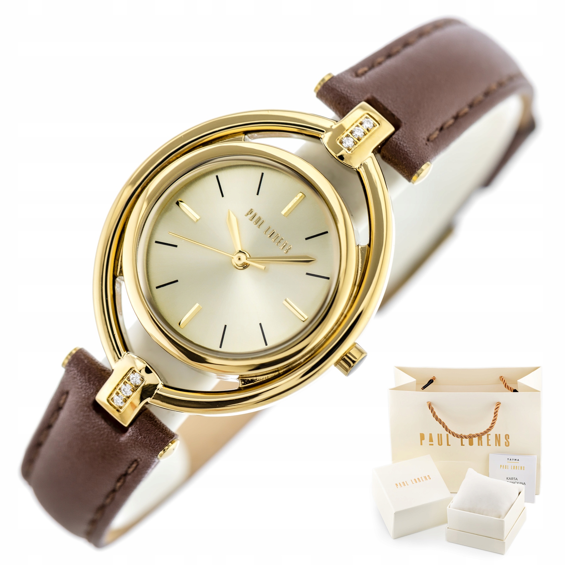 Dámské Hodinky Paul Lorens PL13628A-4B2 (zg555n) Box Gravírování