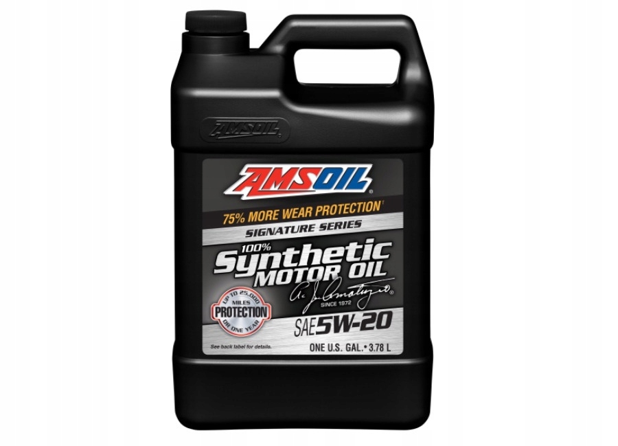Plne syntetický motorový olej Amsoil Signature 5W-20, objem 3,78 l