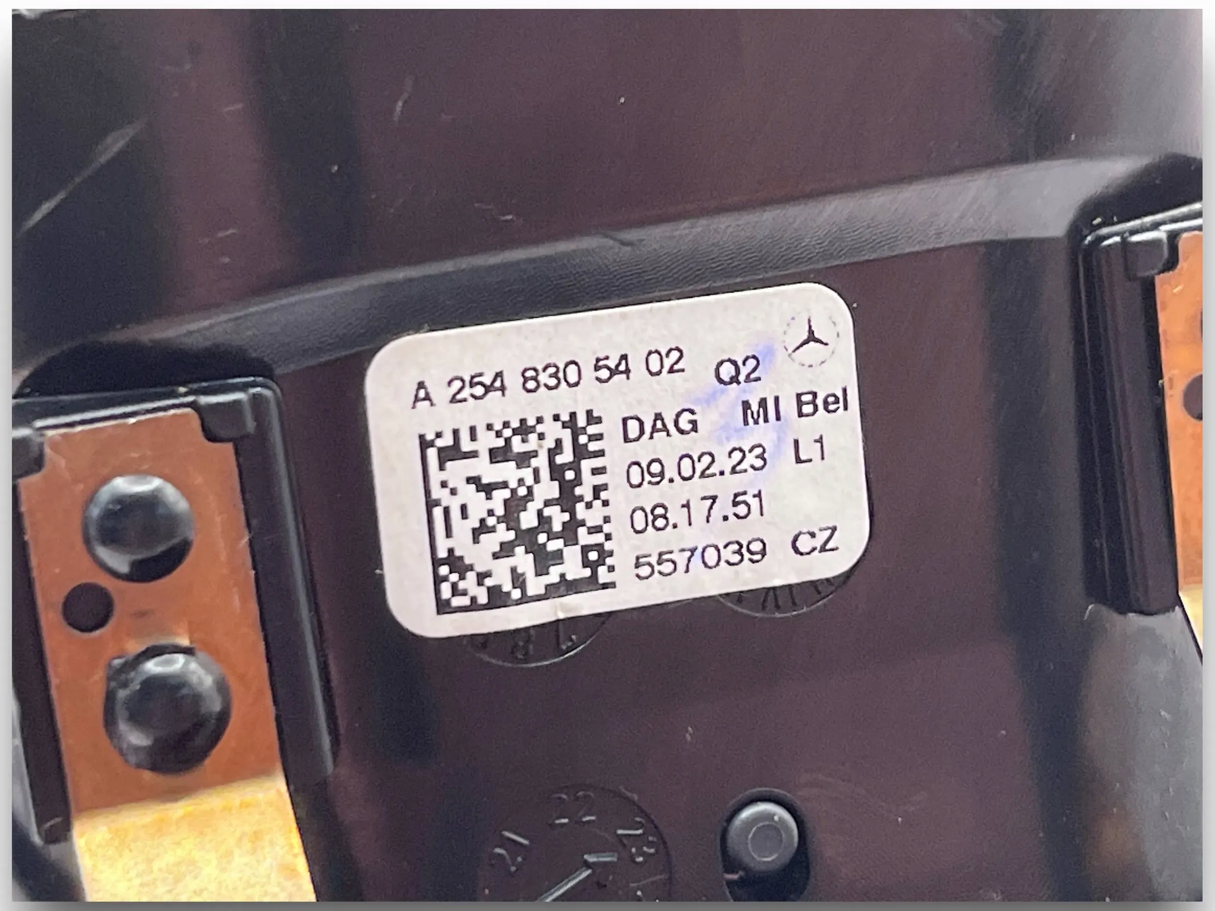 MERCEDES W254 grid air conditioning devices 2548305402 @M