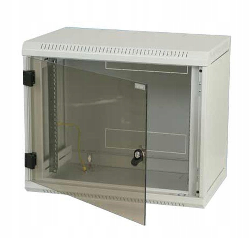 Triton 19" rozvaděč jednodílný 9U/400mm, celoskleněné dveře