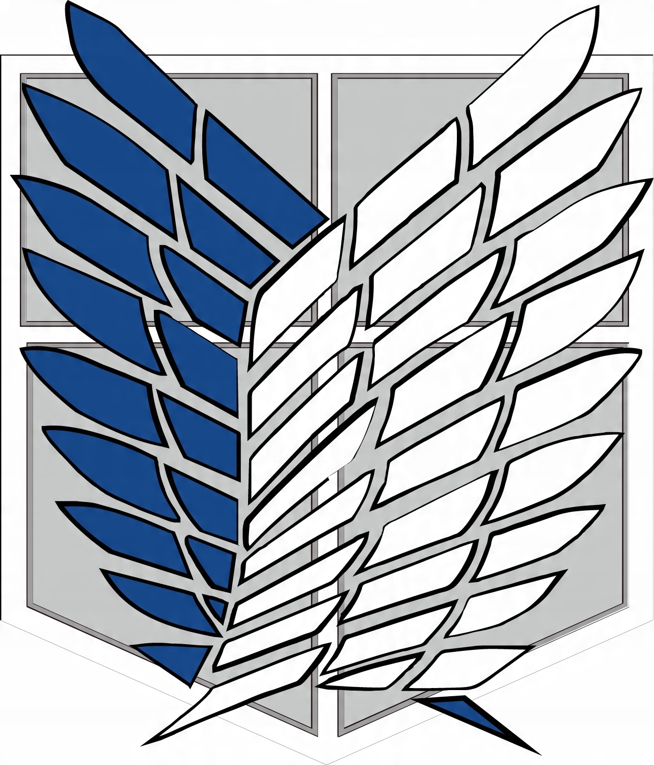 

Naprasowanka Attack On Titan Bluza Koszulka Plecak