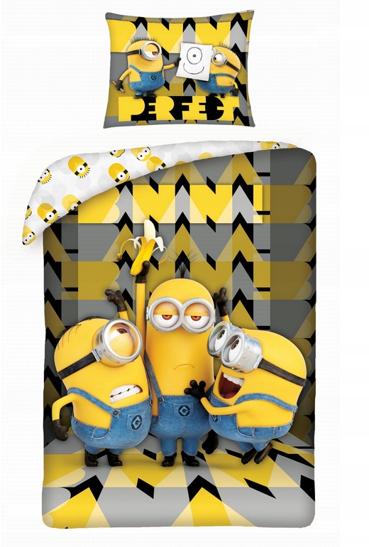 

Pościel Minionki 140x200 Młodzieżowa Bawełniana