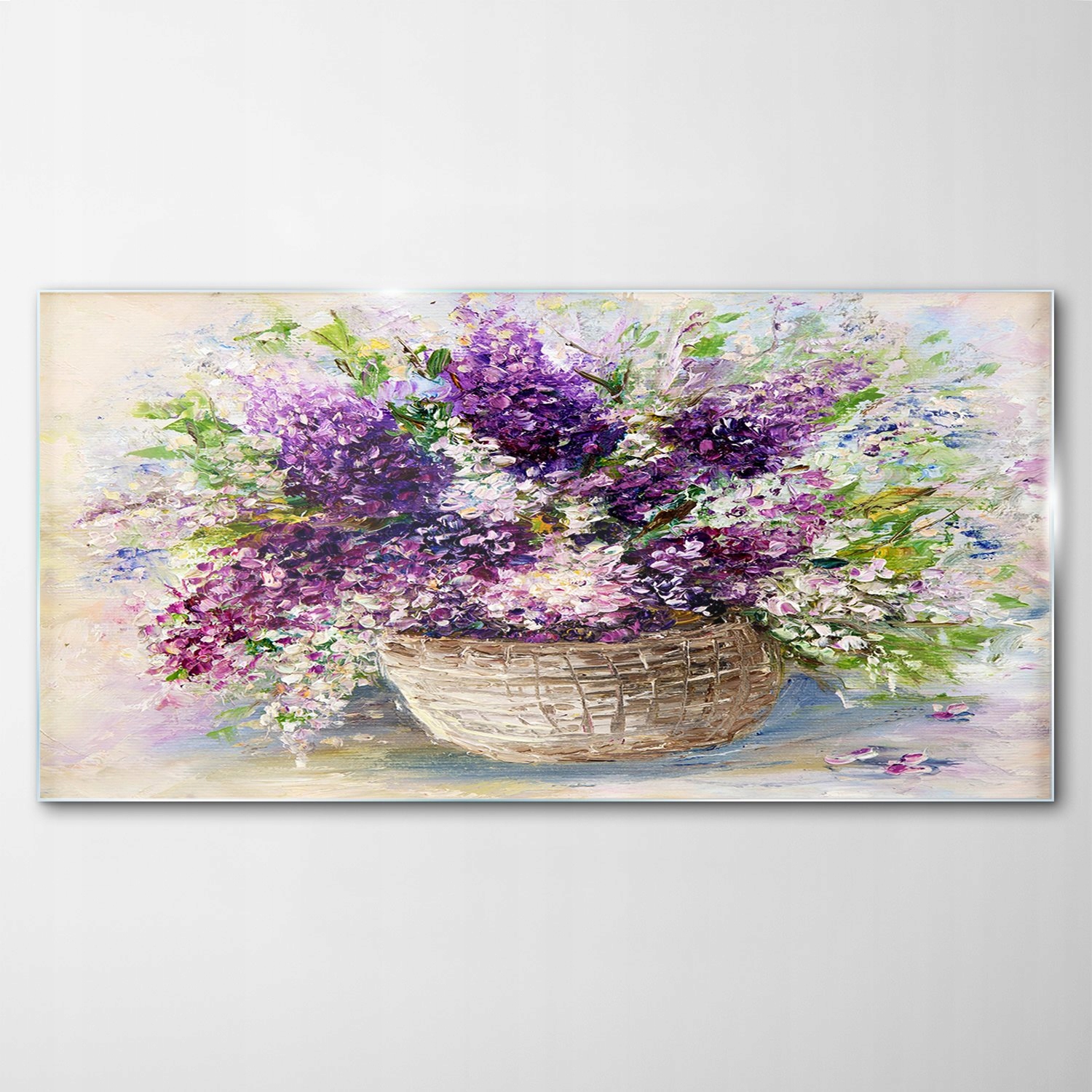 

Obraz Szklany Dekor Lawenda Bukiet Kwiaty 140x70