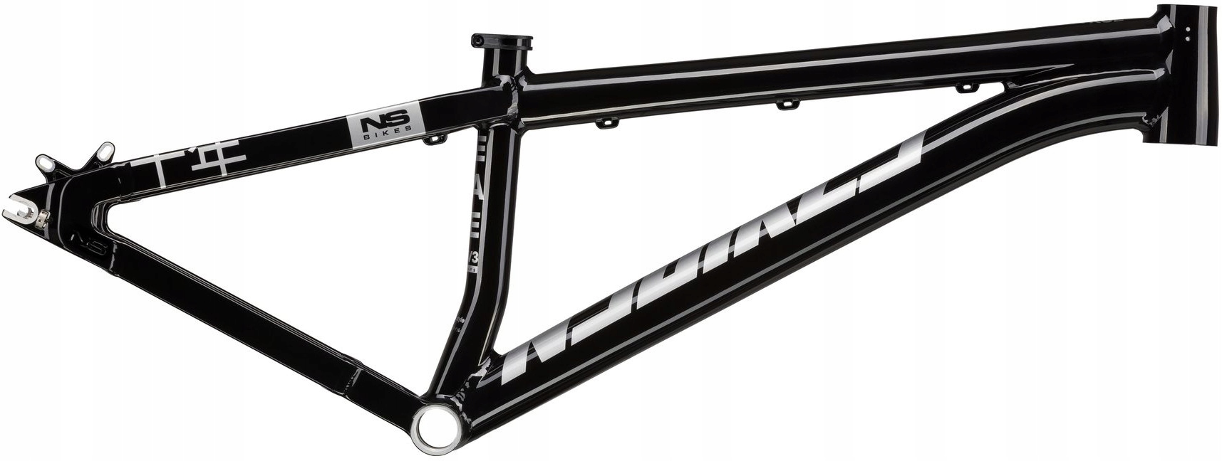 Rám Ns Bikes Decade V3 26'' Dirt Street Black Gloss Velikost: L