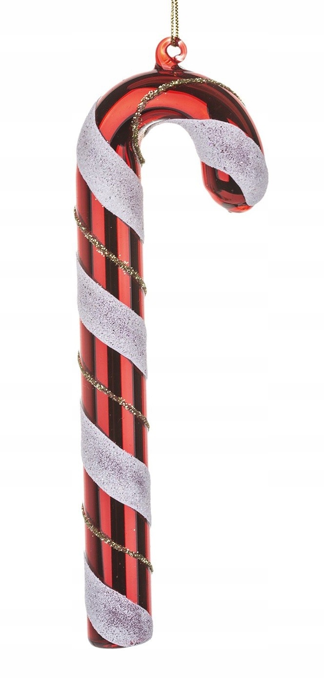 SZKLANA BOMBKA CHOINKĘ RETRO LIZAK PREZENT ŚWIĘTA