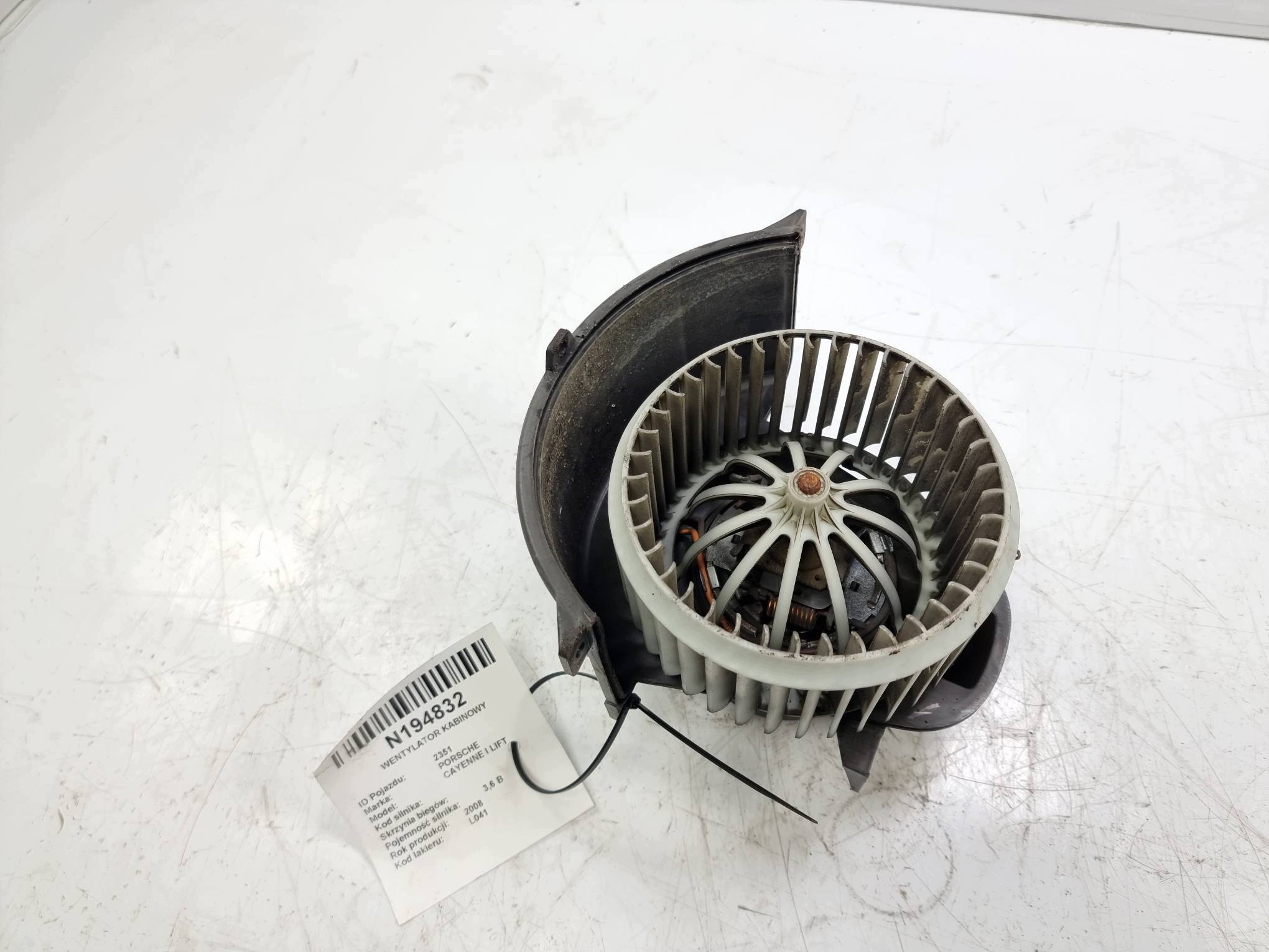 heating fan cab 7L0820021L PORSCHE CAYENNE and LIFT