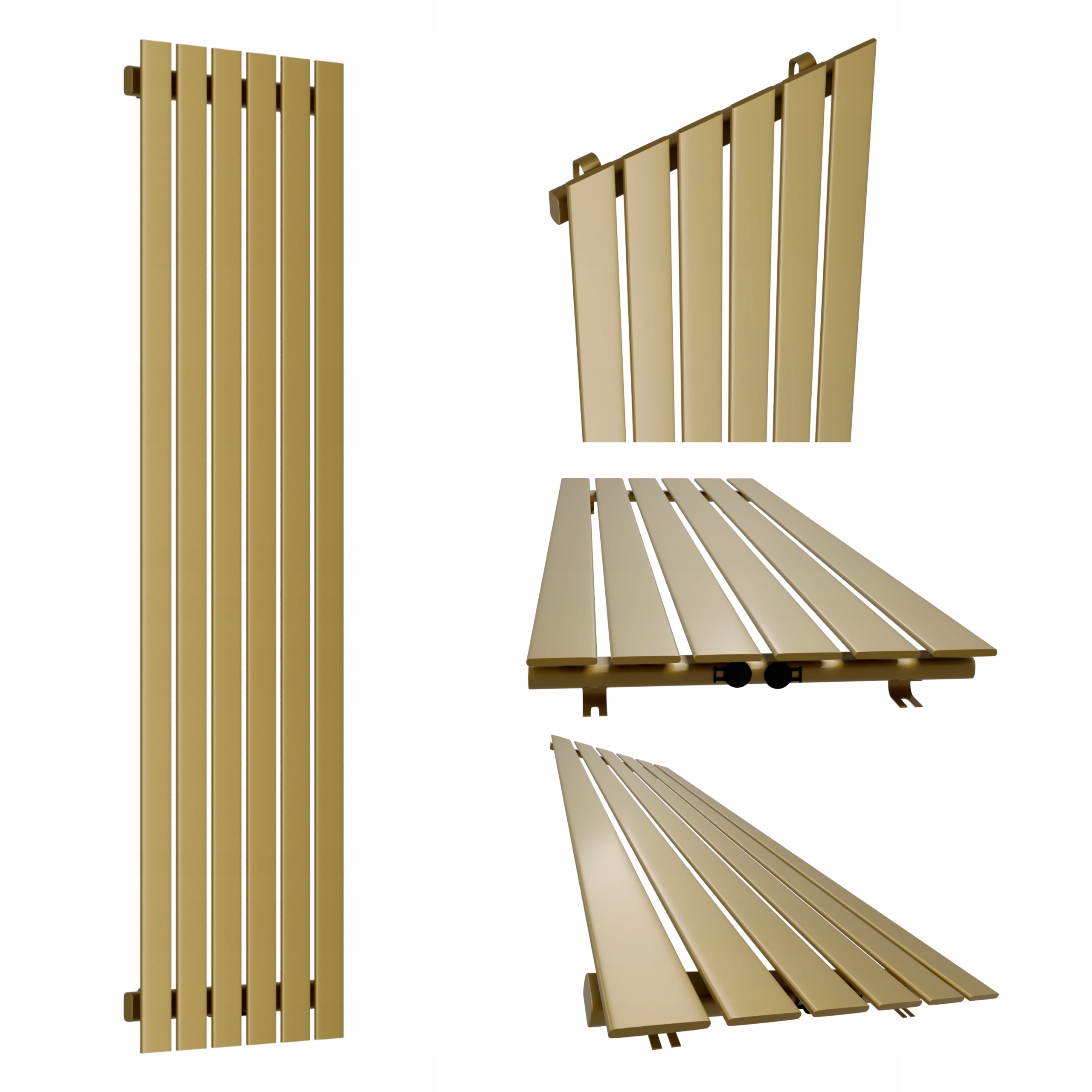Dekorativní radiátor Bello 120x45 Světlý Antik