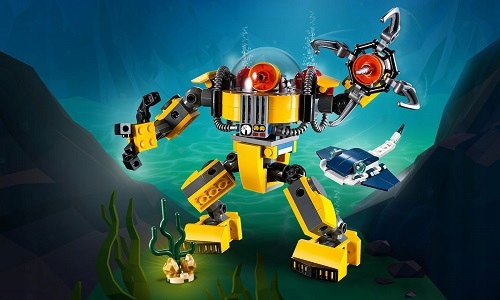 LEGO CREATOR 31090 Podwodny Robot 3w1 Płaszczka Łódź Certyfikaty, opinie, atesty CE
