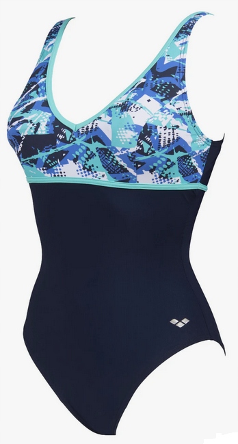 H1054 Arena Jane Wing Back Strój kąpielowy Jednoczęściowy Damski 36