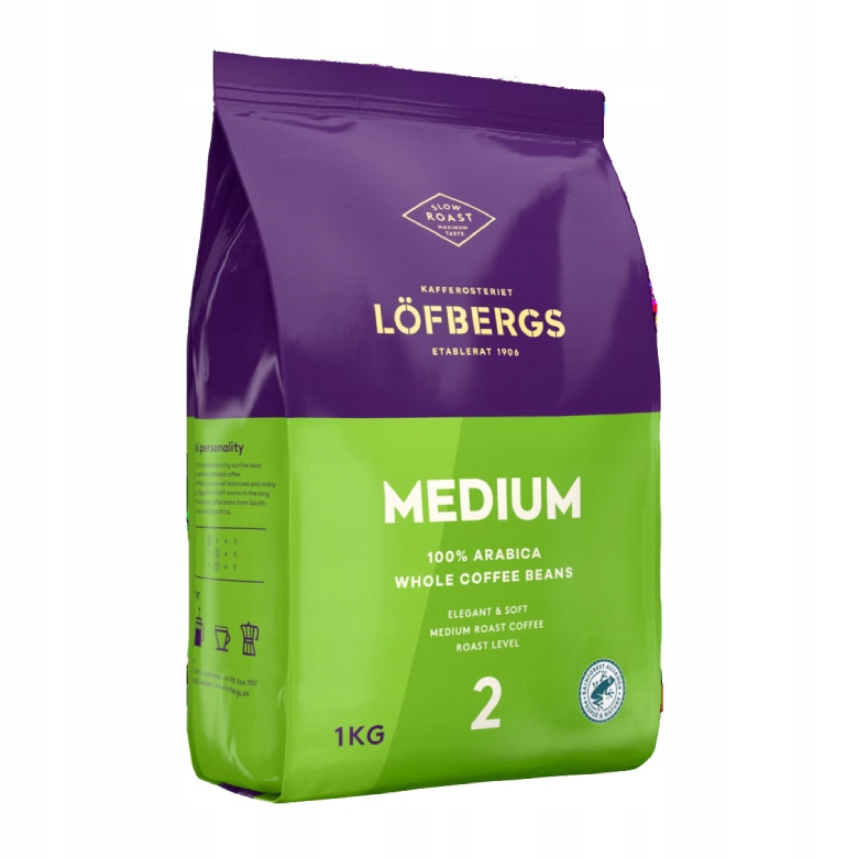 Kawa ziarnista Löfbergs Medium Roast 1kg 100% arabica