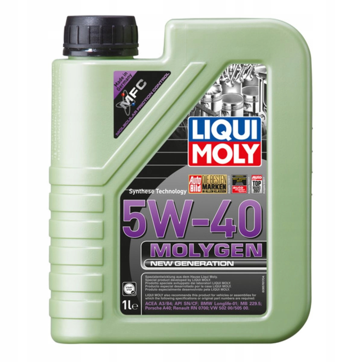 Olej Liqui Moly 5W40 Molygen New Generation 1L
